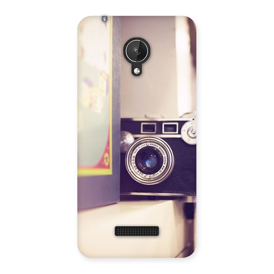 Camera Vintage Pastel Back Case for Micromax Canvas Spark Q380