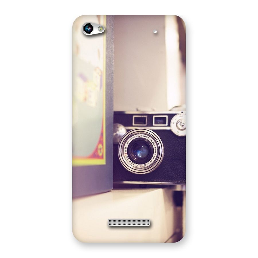Camera Vintage Pastel Back Case for Micromax Hue 2