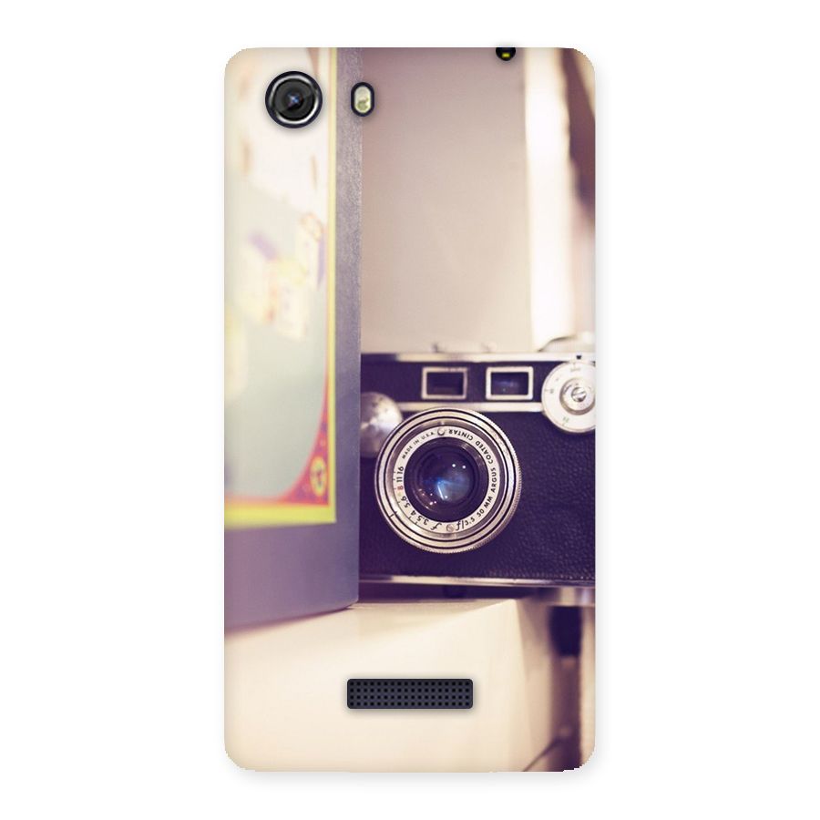 Camera Vintage Pastel Back Case for Micromax Unite 3