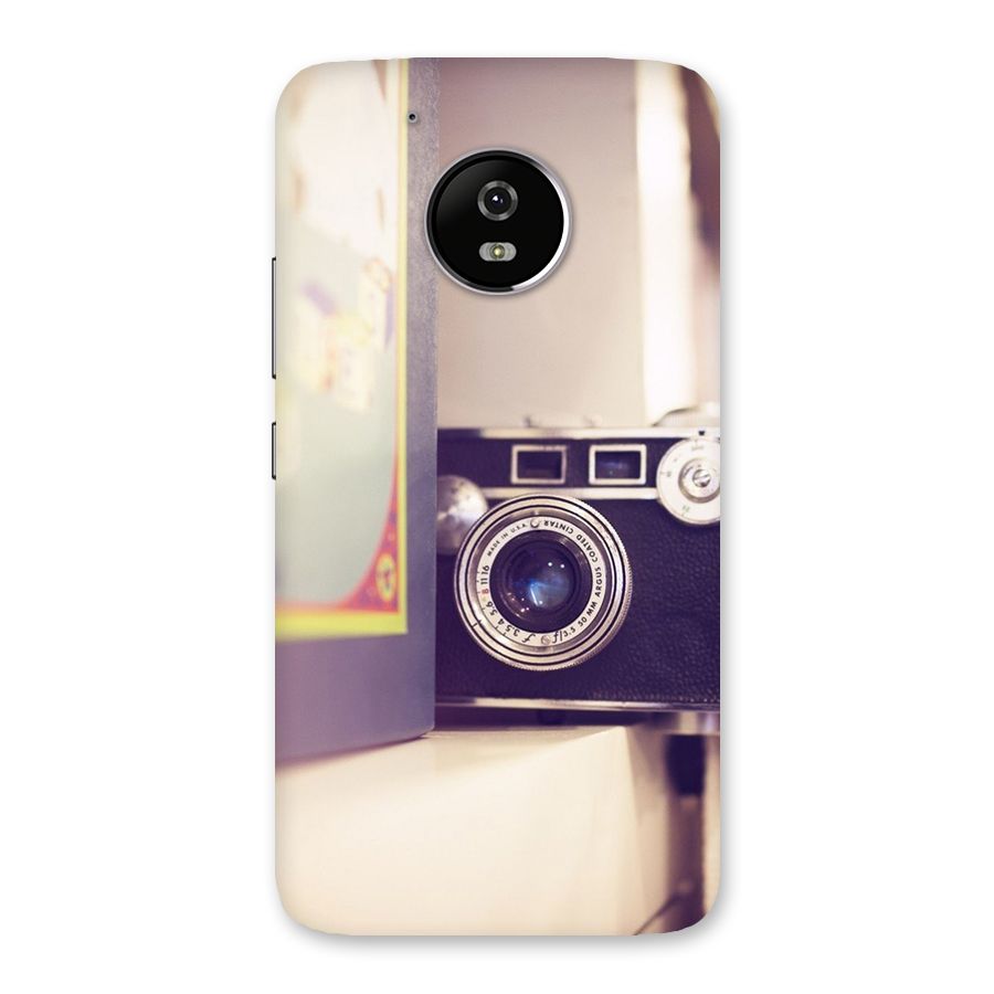 Camera Vintage Pastel Back Case for Moto G5