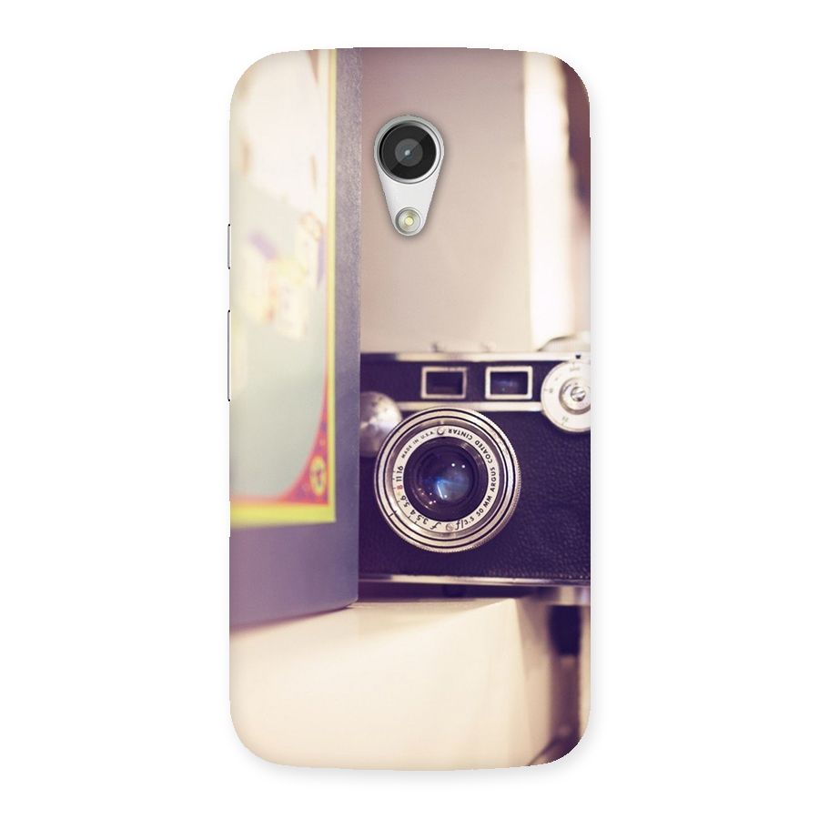 Camera Vintage Pastel Back Case for Moto G 2nd Gen