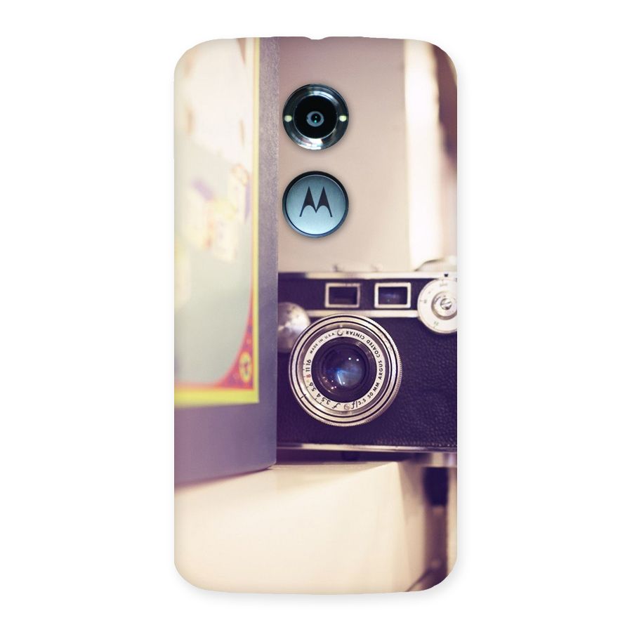 Camera Vintage Pastel Back Case for Moto X 2nd Gen