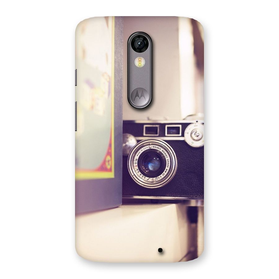 Camera Vintage Pastel Back Case for Moto X Force