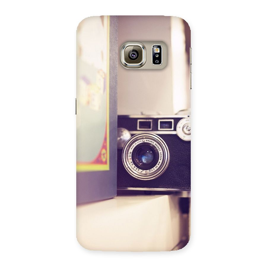 Camera Vintage Pastel Back Case for Samsung Galaxy S6 Edge