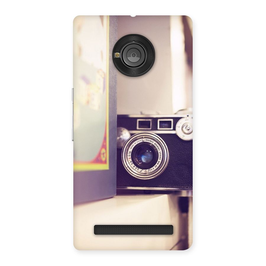 Camera Vintage Pastel Back Case for Yu Yuphoria