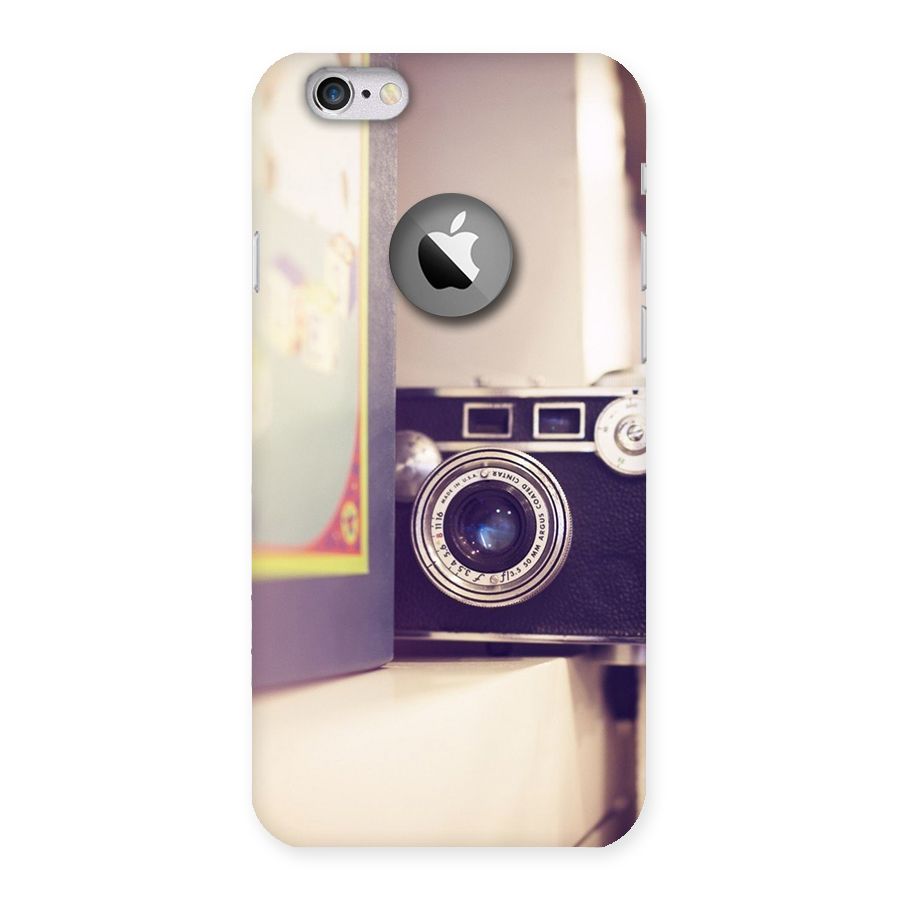 Camera Vintage Pastel Back Case for iPhone 6 Logo Cut
