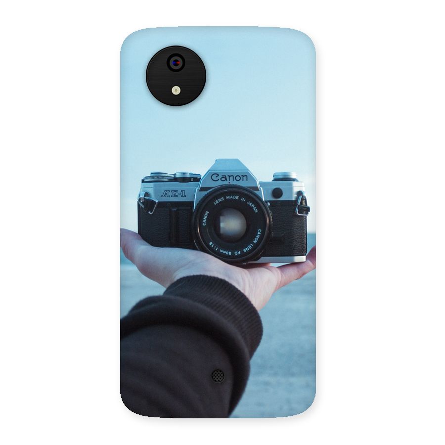 Camera in Hand Back Case for Micromax Canvas A1