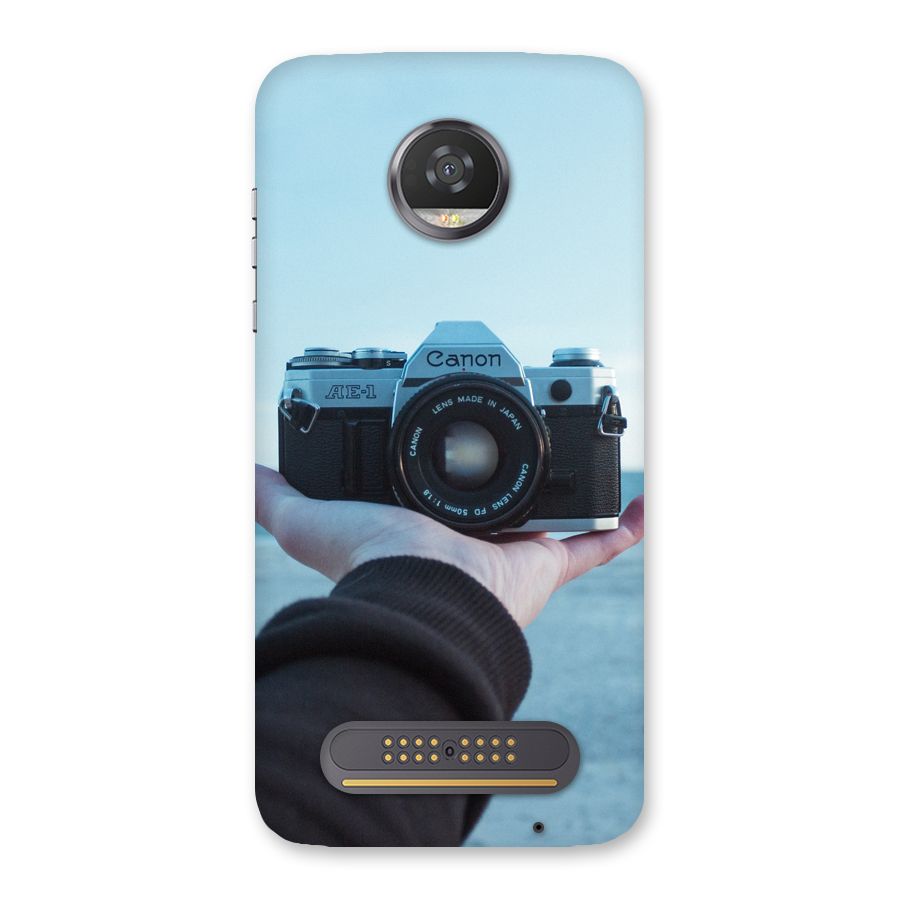 Camera in Hand Back Case for Moto Z2 Play