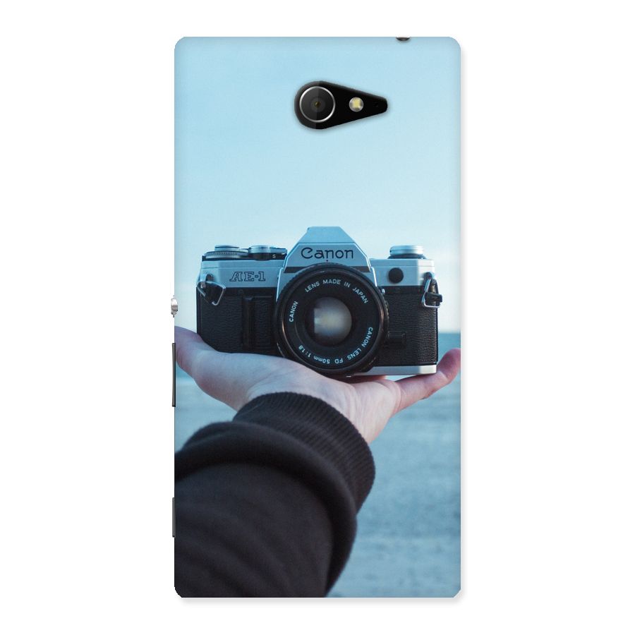 Camera in Hand Back Case for Sony Xperia M2