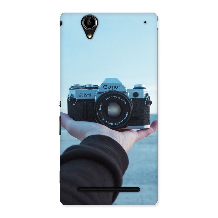 Camera in Hand Back Case for Sony Xperia T2