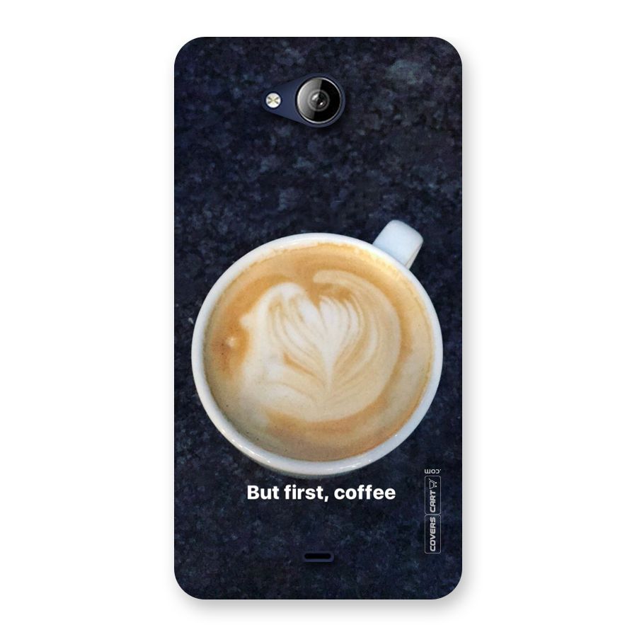 Cappuccino Coffee Back Case for Canvas Play Q355