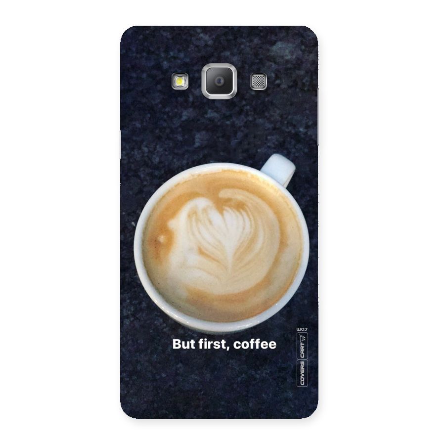 Cappuccino Coffee Back Case for Galaxy A7