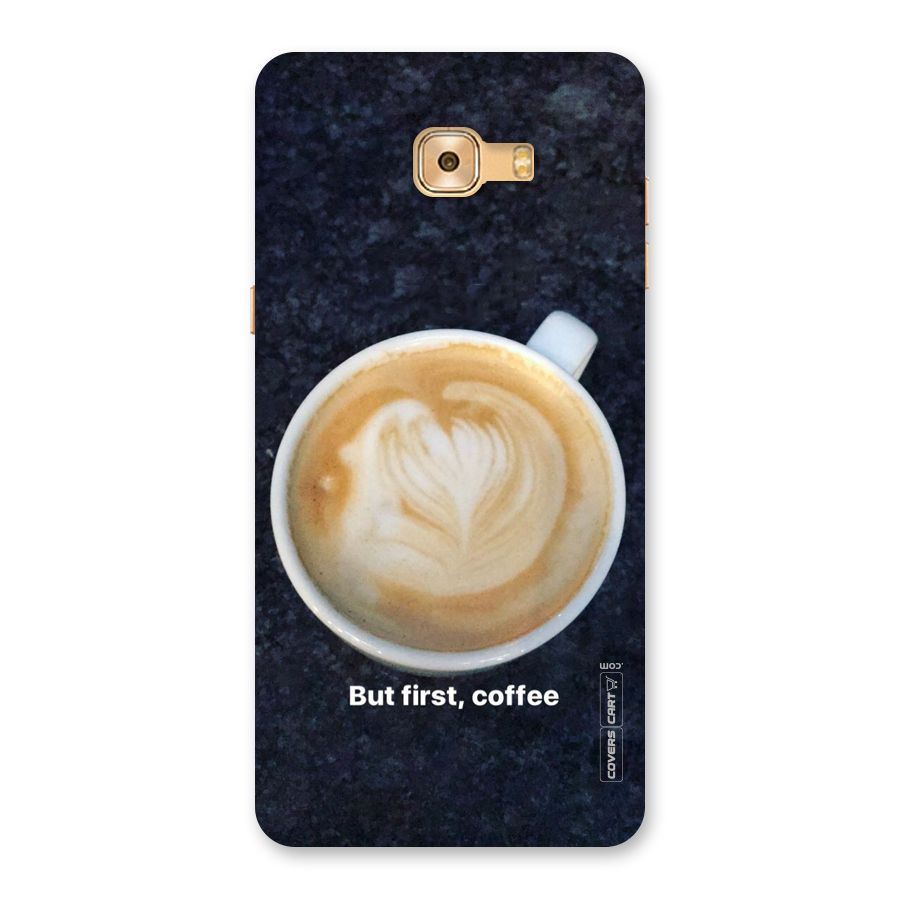 Cappuccino Coffee Back Case for Galaxy C9 Pro