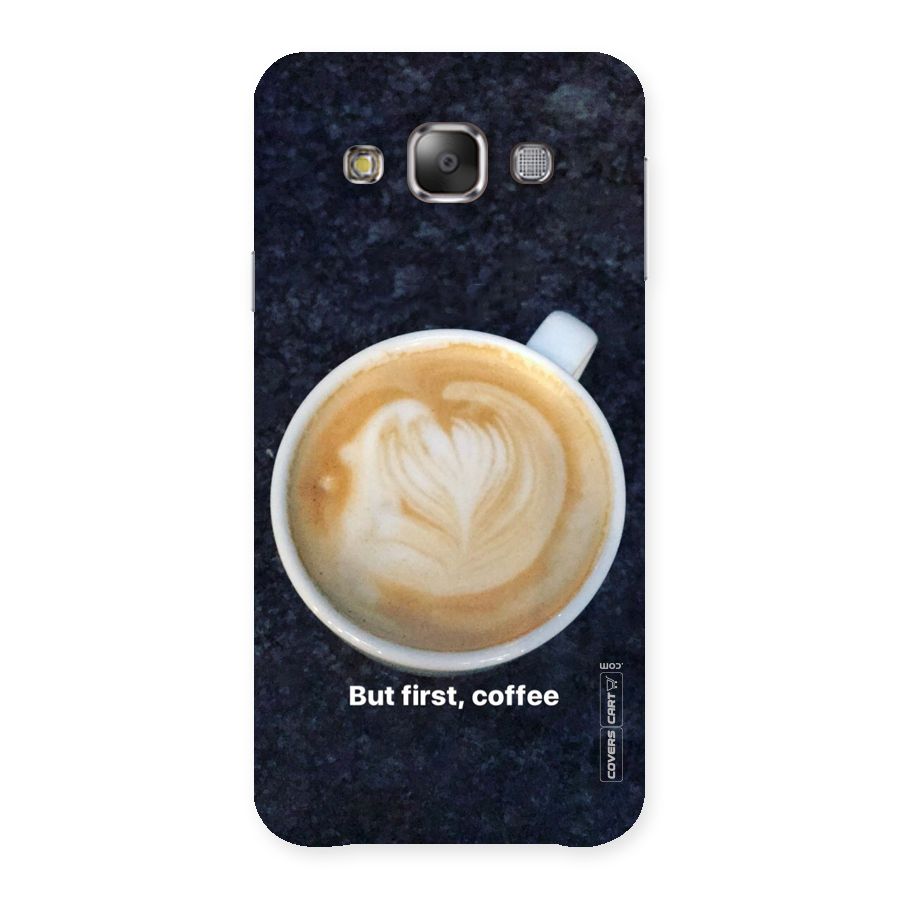 Cappuccino Coffee Back Case for Galaxy E7