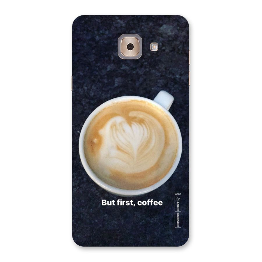 Cappuccino Coffee Back Case for Galaxy J7 Max