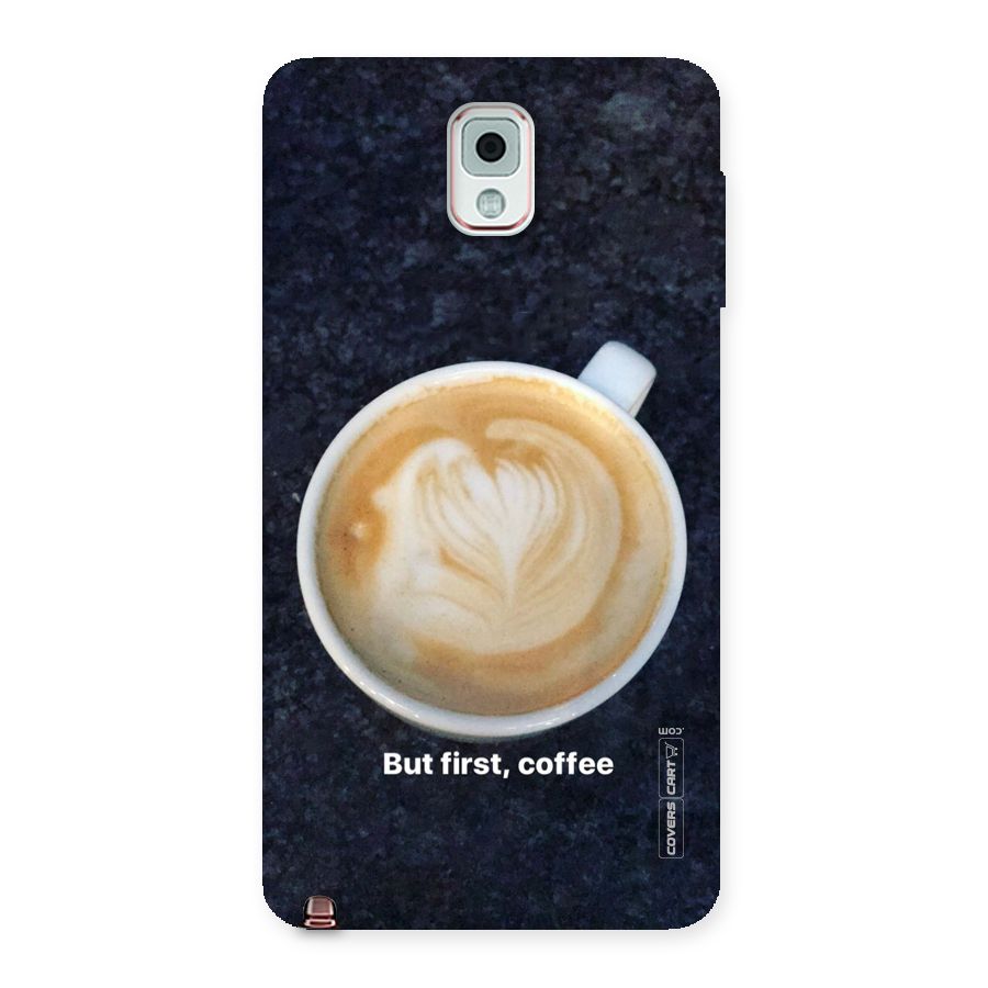 Cappuccino Coffee Back Case for Galaxy Note 3