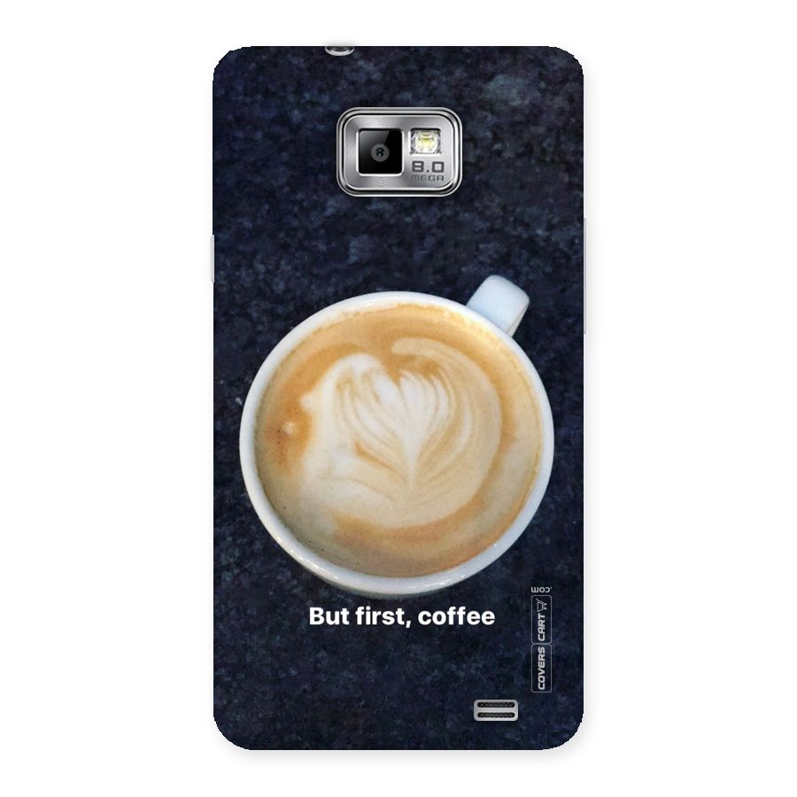 Cappuccino Coffee Back Case for Galaxy S2