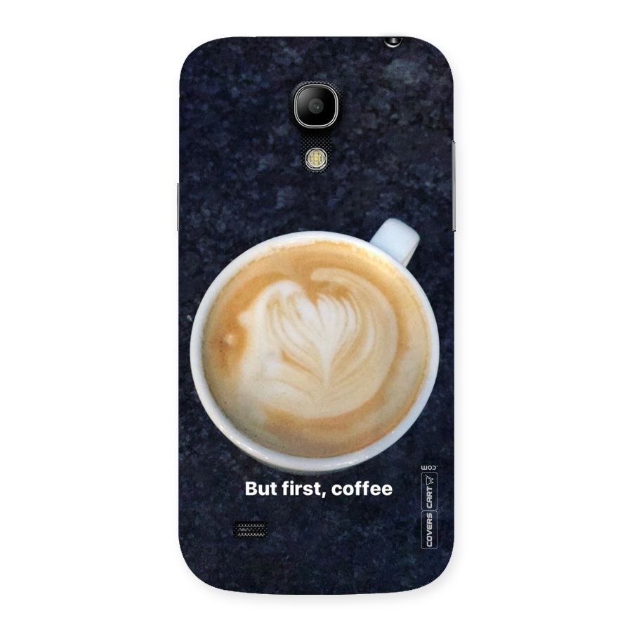 Cappuccino Coffee Back Case for Galaxy S4 Mini
