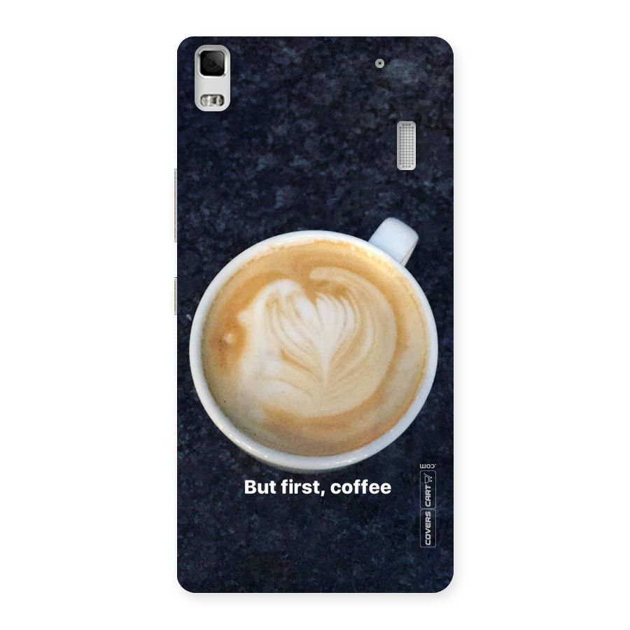 Cappuccino Coffee Back Case for Lenovo A7000