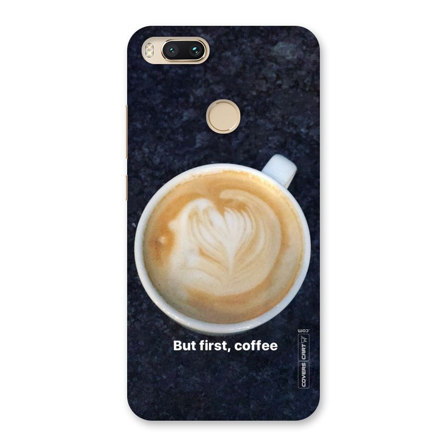 Cappuccino Coffee Back Case for Mi A1