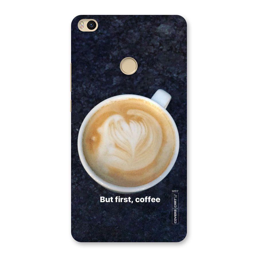 Cappuccino Coffee Back Case for Mi Max 2