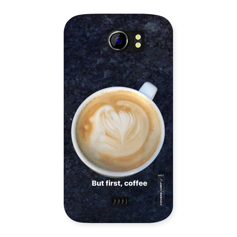 Cappuccino Coffee Back Case for Micromax Canvas 2 A110