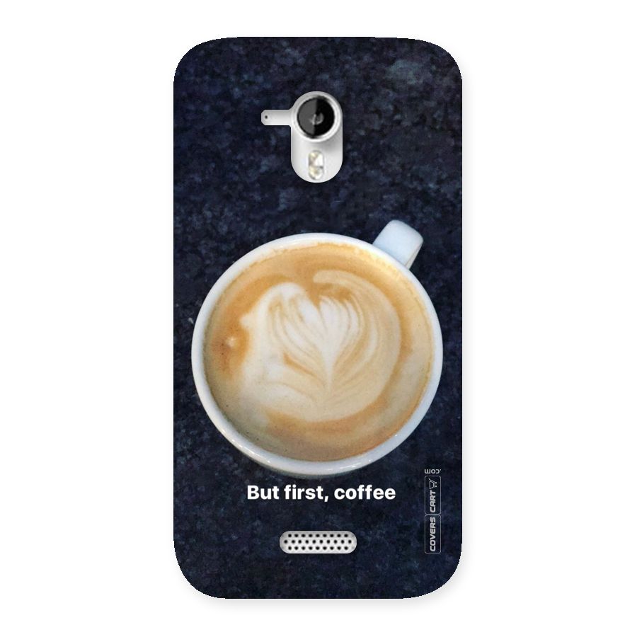 Cappuccino Coffee Back Case for Micromax Canvas HD A116