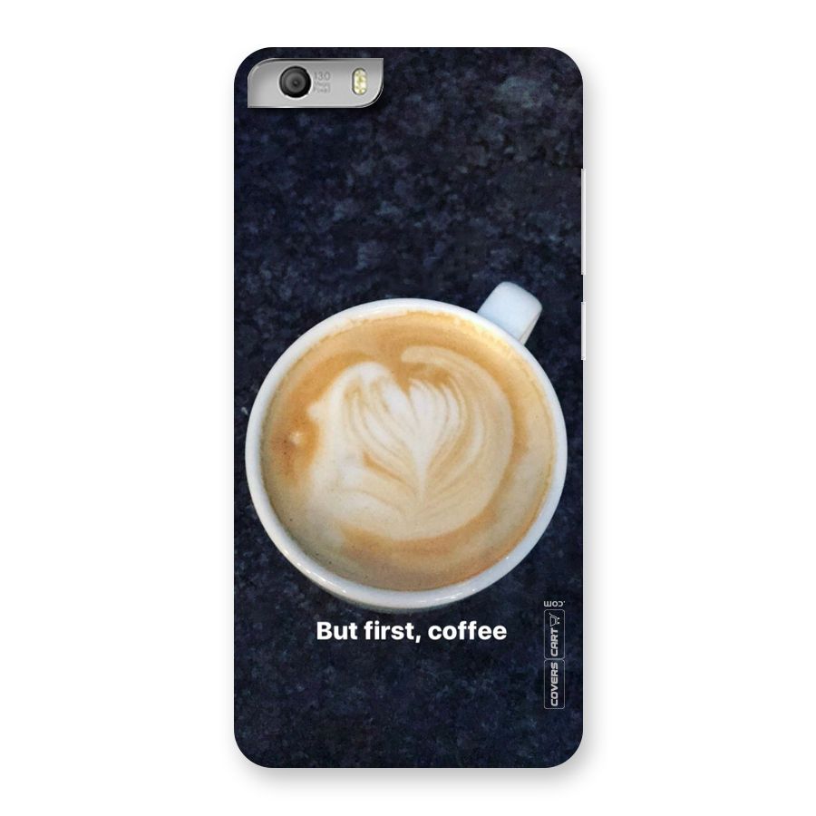Cappuccino Coffee Back Case for Micromax Canvas Knight 2
