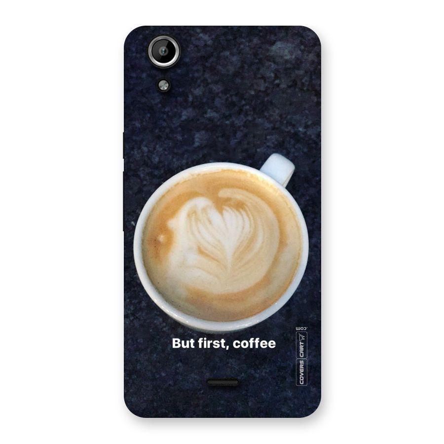 Cappuccino Coffee Back Case for Micromax Canvas Selfie Lens Q345