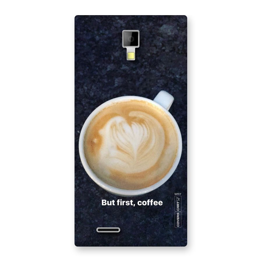Cappuccino Coffee Back Case for Micromax Canvas Xpress A99