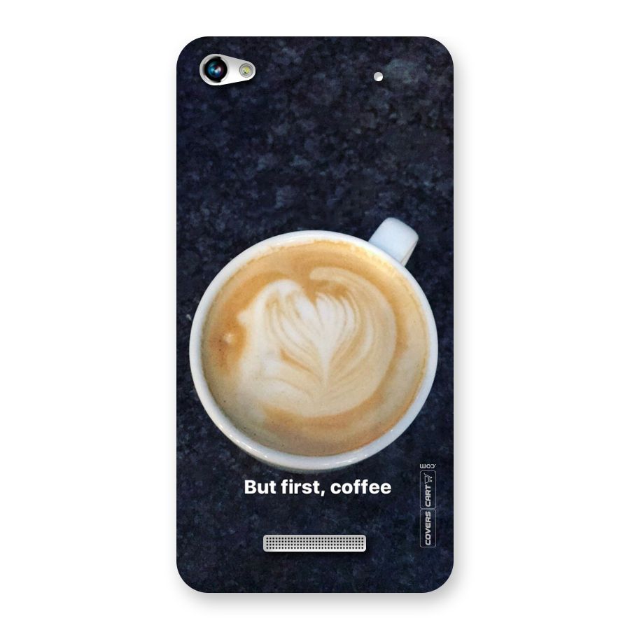 Cappuccino Coffee Back Case for Micromax Hue 2