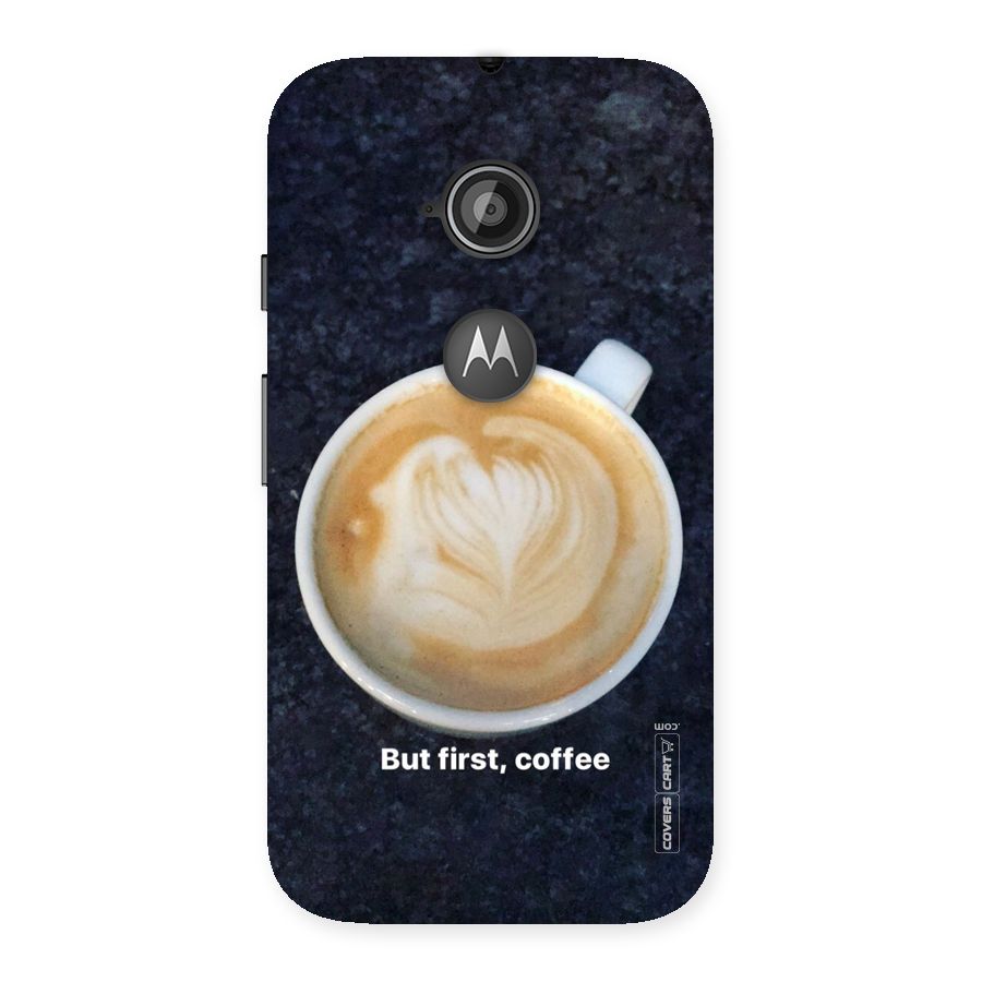 Cappuccino Coffee Back Case for Moto E 2nd Gen