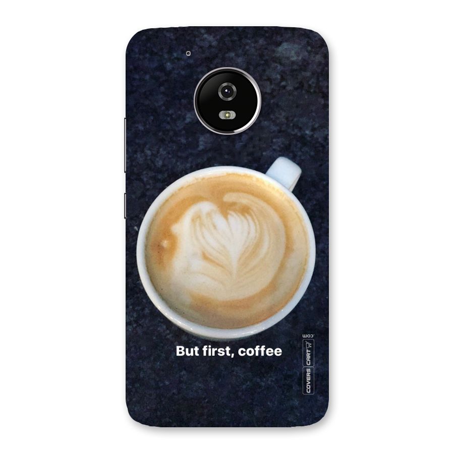 Cappuccino Coffee Back Case for Moto G5