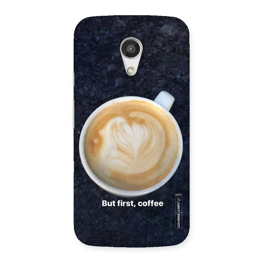 Cappuccino Coffee Back Case for Moto G 2nd Gen