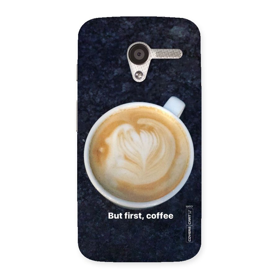 Cappuccino Coffee Back Case for Moto X