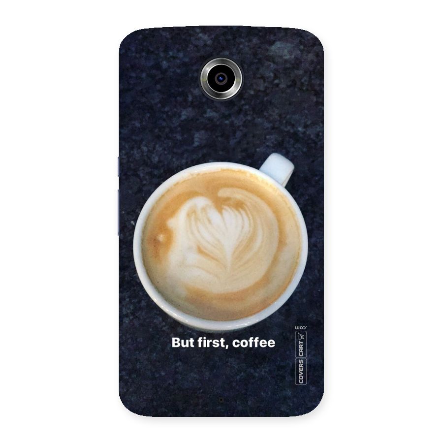 Cappuccino Coffee Back Case for Nexsus 6