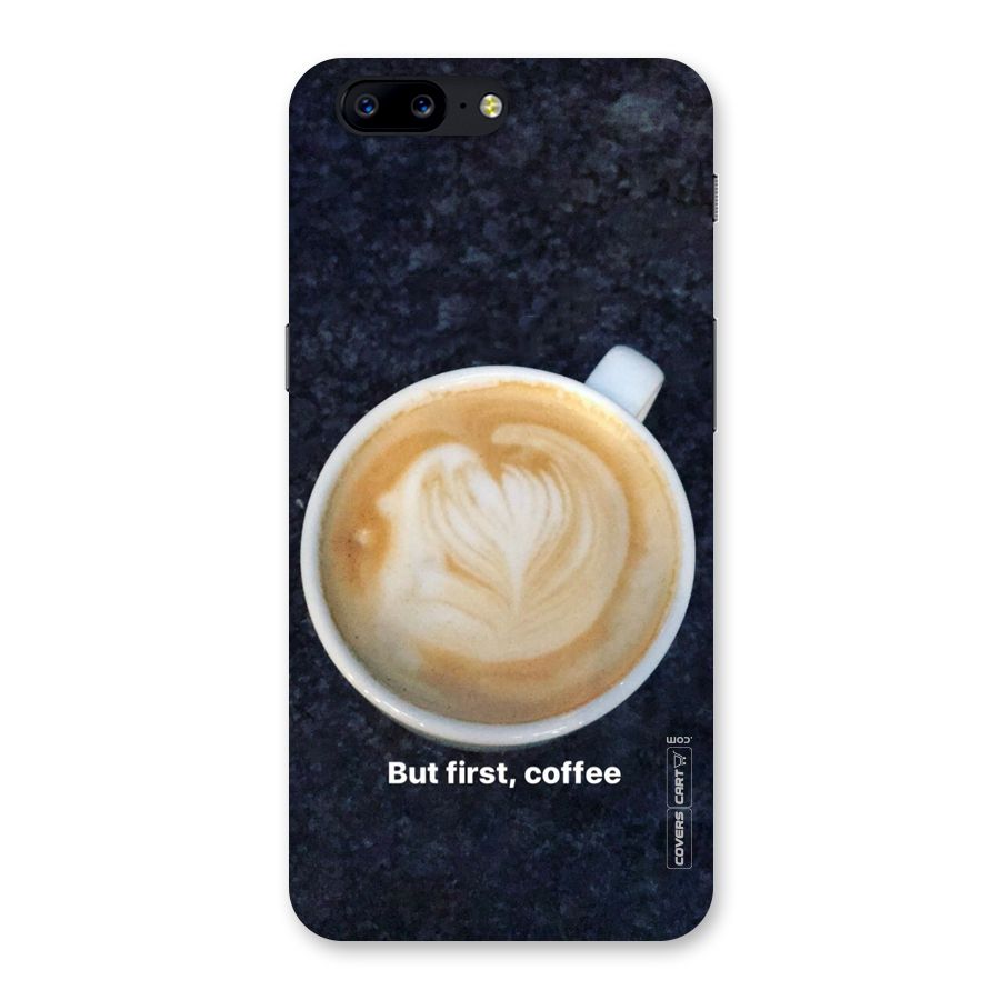 Cappuccino Coffee Back Case for OnePlus 5