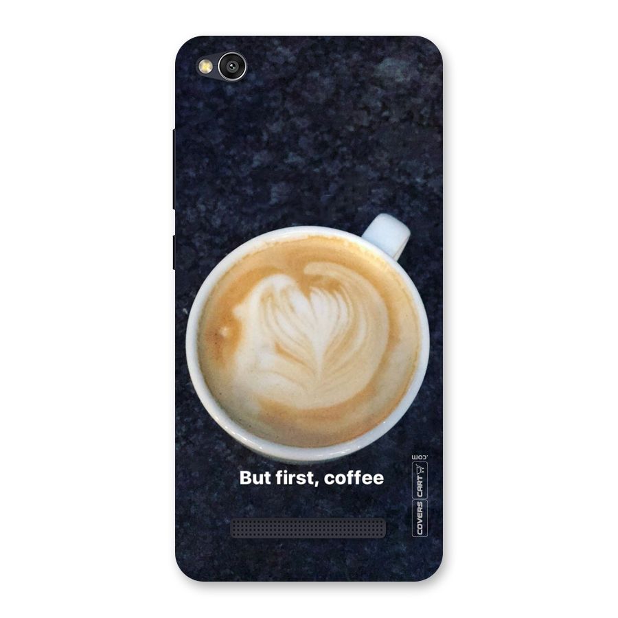 Cappuccino Coffee Back Case for Redmi 4A