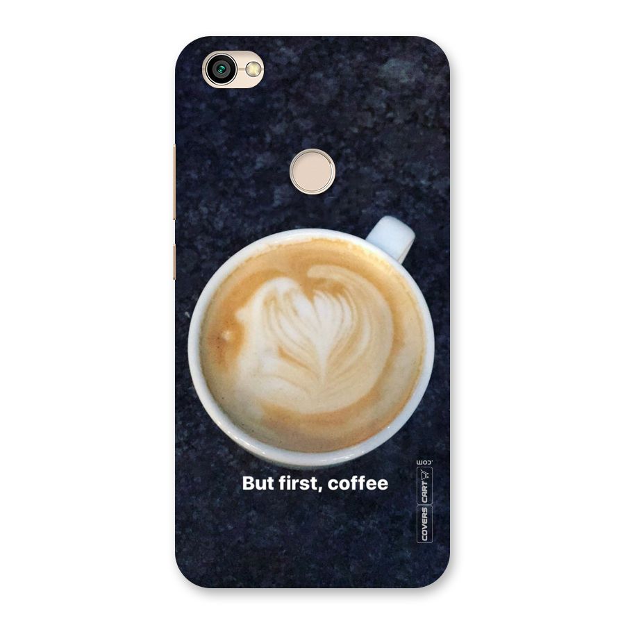 Cappuccino Coffee Back Case for Redmi Y1 2017