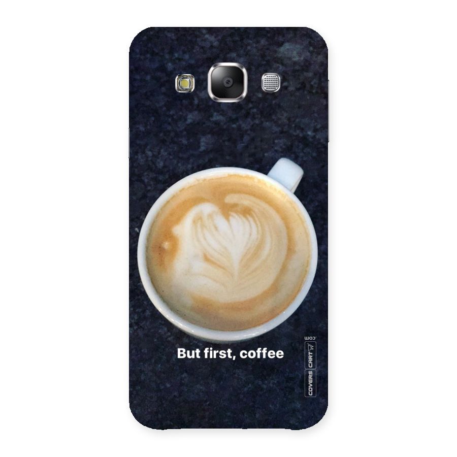 Cappuccino Coffee Back Case for Samsung Galaxy E5