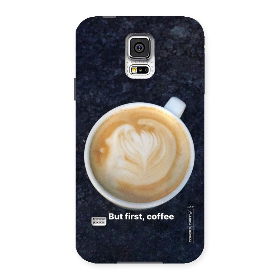 Cappuccino Coffee Back Case for Samsung Galaxy S5