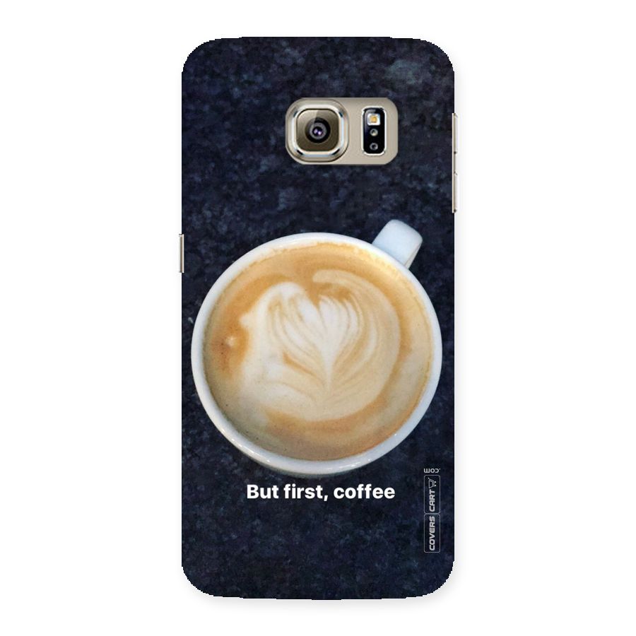 Cappuccino Coffee Back Case for Samsung Galaxy S6 Edge