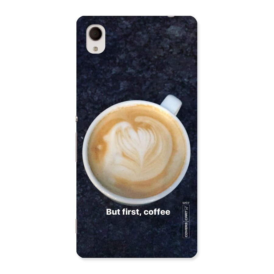 Cappuccino Coffee Back Case for Sony Xperia M4