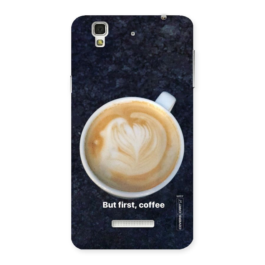 Cappuccino Coffee Back Case for YU Yureka Plus