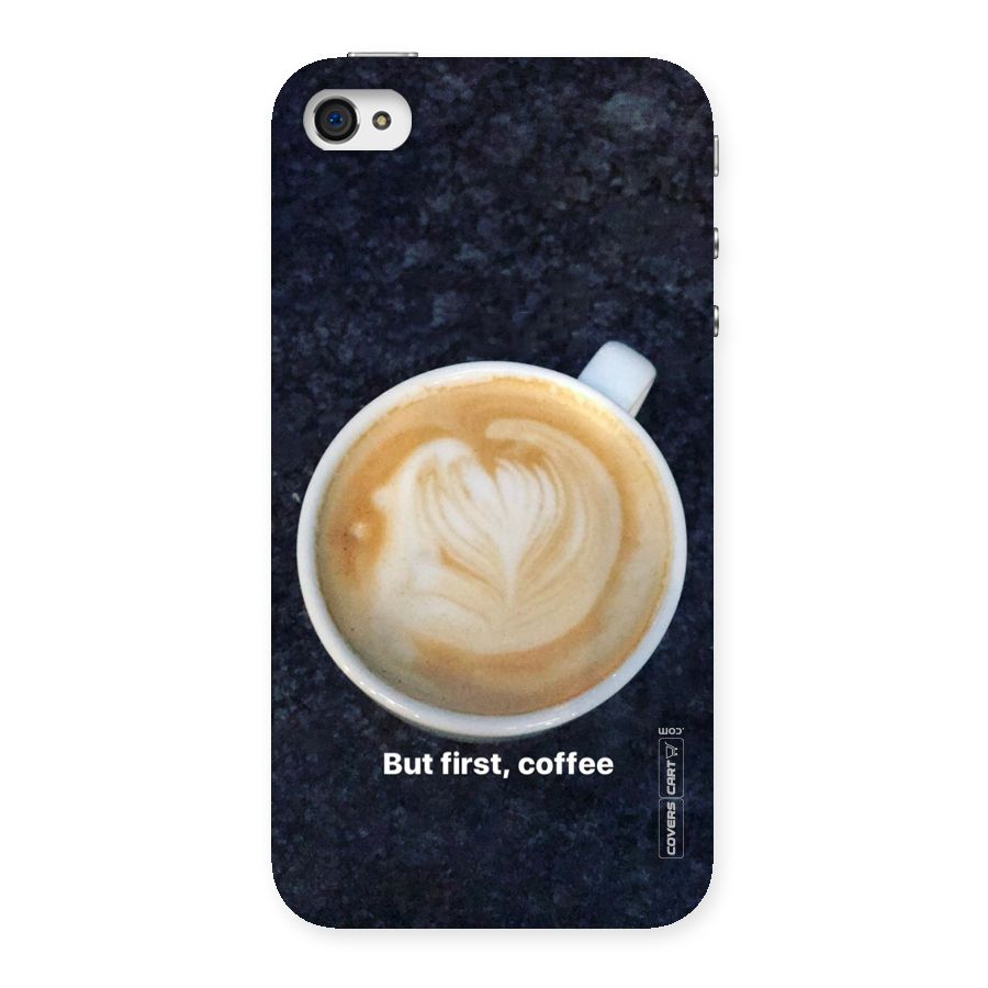 Cappuccino Coffee Back Case for iPhone 4 4s