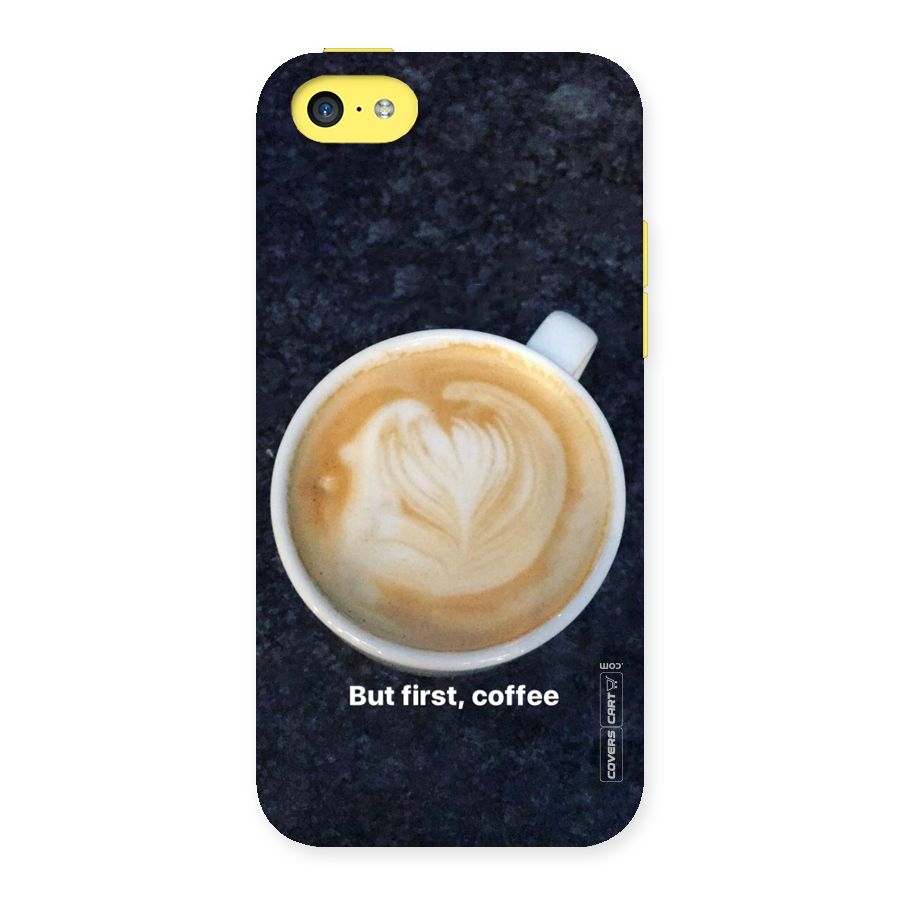 Cappuccino Coffee Back Case for iPhone 5C