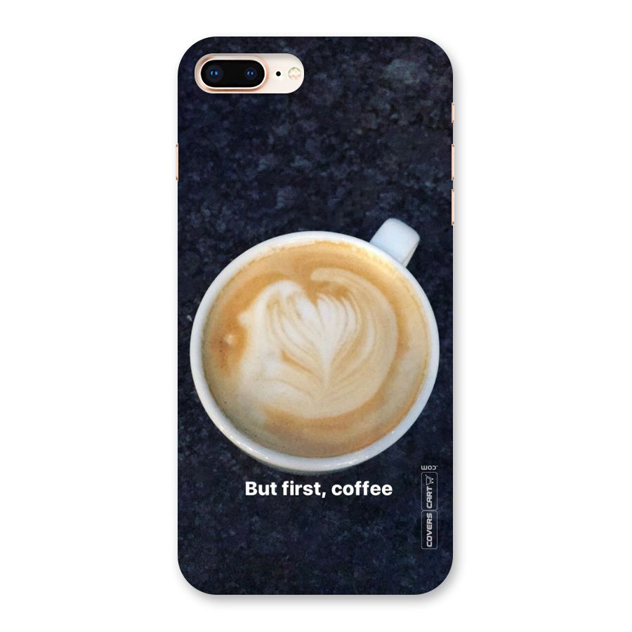 Cappuccino Coffee Back Case for iPhone 8 Plus