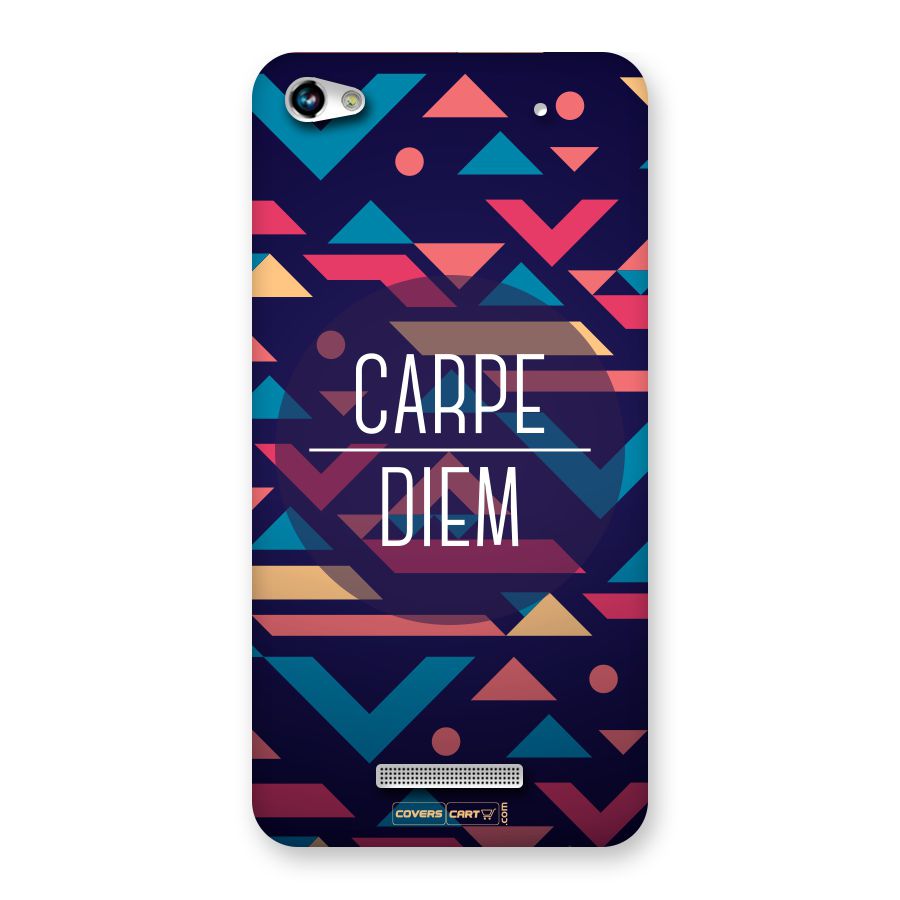Carpe Diem Back Case for Canvas Hue 2 A316