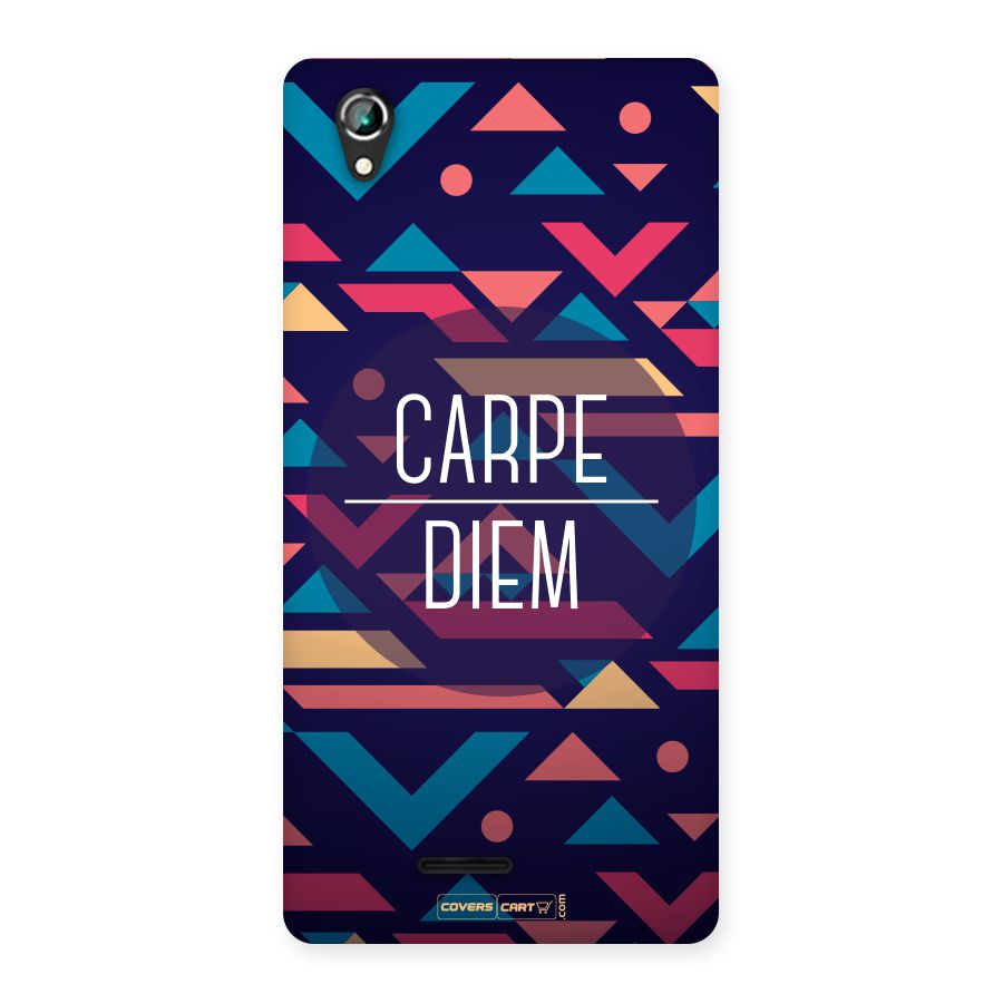Carpe Diem Back Case for Lava Iris 800