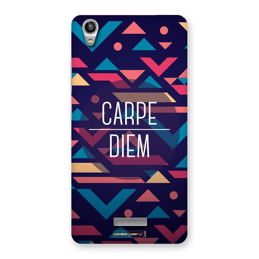 Carpe Diem Back Case for Lava Pixel V1